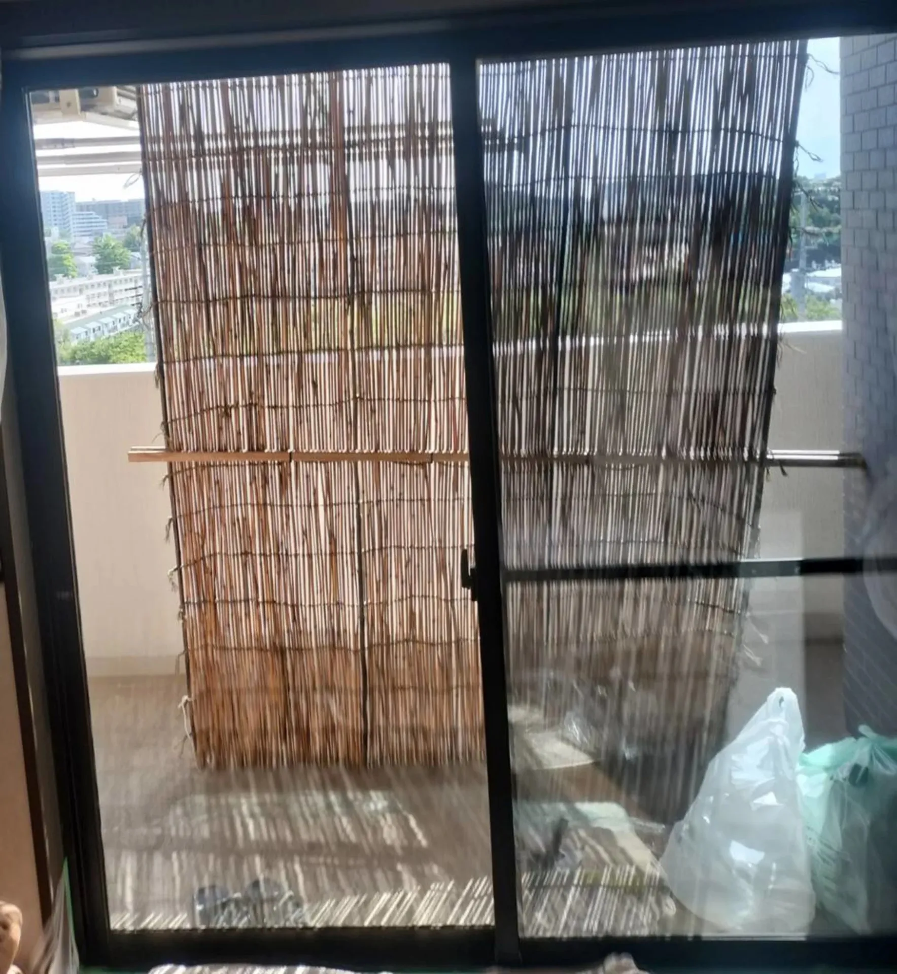 遮熱フィルム施工後