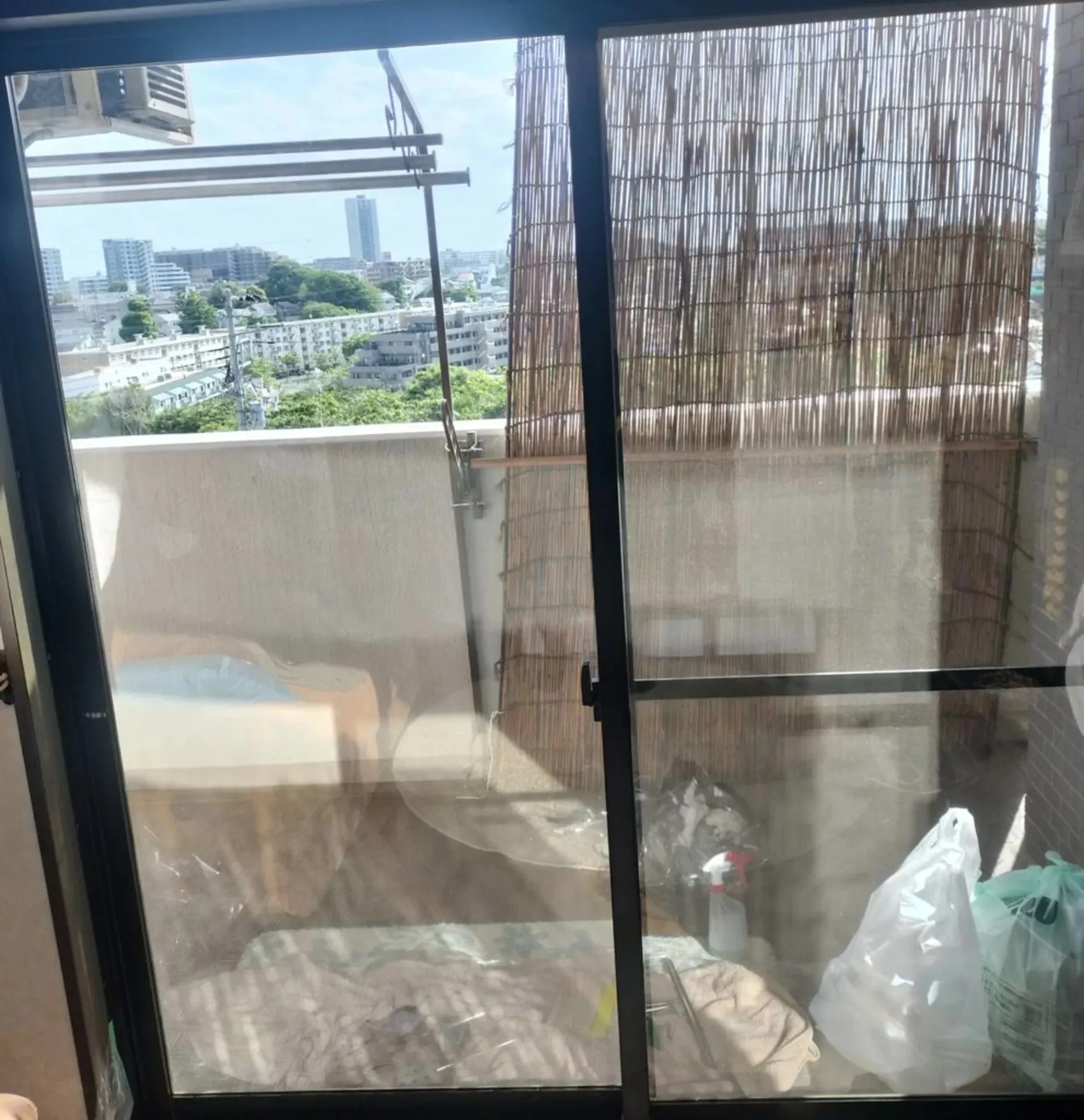 遮熱フィルム施工前